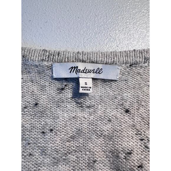 Madewell Kent Cardigan Donegal Coziest Yarn Sweater Cozycore Lounge Minimalist - Picture 4 of 5